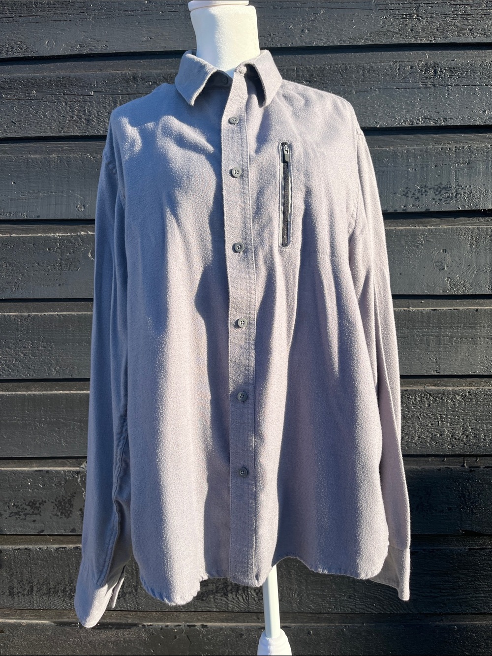 Tony Hawk Skater Flannel Long-Sleeve Button-Up Shirt MTB Hiking